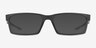Oakley Overhead Matte Black PlasticEyeglass Frames from EyeBuyDirect, with Tinted Lenses