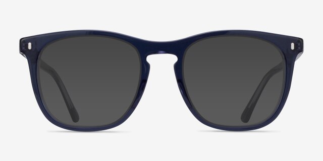 Ray-Ban RB2210V Clear Navy AcetateEyeglass Frames from EyeBuyDirect, with Tinted Lenses