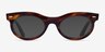 Ray-Ban RB2242V Wayfarer Oval Brown Tortoise PlasticEyeglass Frames from EyeBuyDirect, with Tinted Lenses