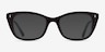 Ray-Ban RB5433 Black Clear Green AcetateEyeglass Frames from EyeBuyDirect, with Tinted Lenses
