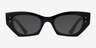 Ray-Ban RB7330 Zena Black Eco-friendlyEyeglass Frames from EyeBuyDirect, with Tinted Lenses