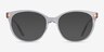 Vogue Eyewear VO5552 Clear PlasticEyeglass Frames from EyeBuyDirect, with Tinted Lenses