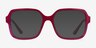 Vogue Eyewear VO5555 Cherry Red PlasticEyeglass Frames from EyeBuyDirect, with Tinted Lenses