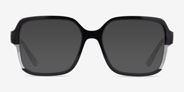Vogue Eyewear VO5555 Black Clear PlasticEyeglass Frames from EyeBuyDirect, with Tinted Lenses