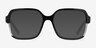 Vogue Eyewear VO5555 Black Clear PlasticEyeglass Frames from EyeBuyDirect, with Tinted Lenses