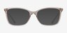 Vogue Eyewear VO5563 Light Brown PlasticEyeglass Frames from EyeBuyDirect, with Tinted Lenses