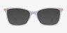 Vogue Eyewear VO5563 Clear PlasticEyeglass Frames from EyeBuyDirect, with Tinted Lenses