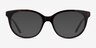Vogue Eyewear VO5552F Dark Tortoise AcetateEyeglass Frames from EyeBuyDirect, with Tinted Lenses