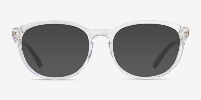 ARNETTE Varney Clear Gray PlasticEyeglass Frames from EyeBuyDirect, with Tinted Lenses