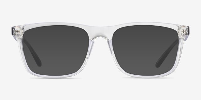 ARNETTE Montrose Clear Gray PlasticEyeglass Frames from EyeBuyDirect, with Tinted Lenses