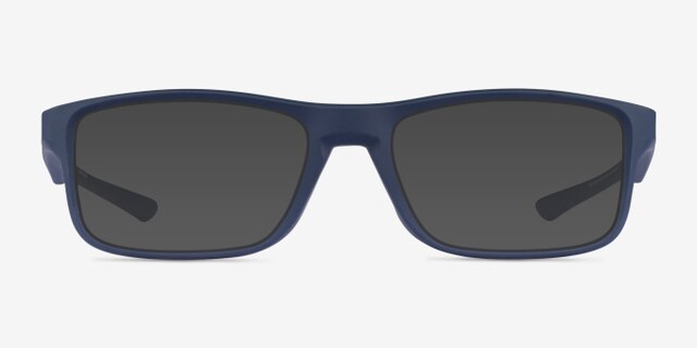 Oakley Plank 2.0 Matte Navy PlasticEyeglass Frames from EyeBuyDirect, with Tinted Lenses