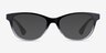 Oakley Plungeline TM Black PlasticEyeglass Frames from EyeBuyDirect, with Tinted Lenses