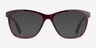 Oakley Alias Clear Red PlasticEyeglass Frames from EyeBuyDirect, with Tinted Lenses