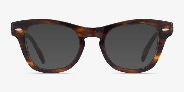 Ray-Ban RB0707V Clear Tortoise PlasticEyeglass Frames from EyeBuyDirect, with Tinted Lenses