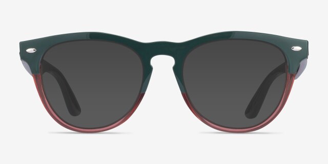 Ray-Ban RB4471V Iris Green Red PlasticEyeglass Frames from EyeBuyDirect, with Tinted Lenses