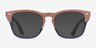 Ray-Ban RB4487V Steve Brown Dark Blue PlasticEyeglass Frames from EyeBuyDirect, with Tinted Lenses