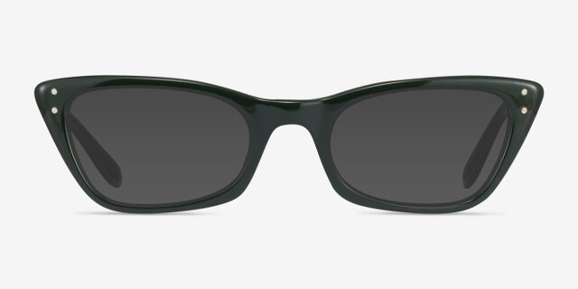 Ray-Ban RB5499 Lady Burbank Shiny Green AcetateEyeglass Frames from EyeBuyDirect, with Tinted Lenses
