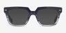 Vogue Eyewear VO5403 Striped Gardient Blue AcetateEyeglass Frames from EyeBuyDirect, with Tinted Lenses