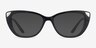 Vogue Eyewear VO5455 Shiny Black PlasticEyeglass Frames from EyeBuyDirect, with Tinted Lenses