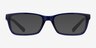 Armani Exchange AX3007 Shiny Transparent Blue PlasticEyeglass Frames from EyeBuyDirect, with Tinted Lenses