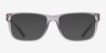 Armani Exchange AX3016 Shiny Transparent Gray PlasticEyeglass Frames from EyeBuyDirect, with Tinted Lenses