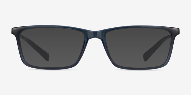 Armani Exchange AX3027 Matte Transparent Blue Eco-friendlyEyeglass Frames from EyeBuyDirect, with Tinted Lenses