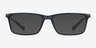 Armani Exchange AX3027 Matte Transparent Blue Eco-friendlyEyeglass Frames from EyeBuyDirect, with Tinted Lenses