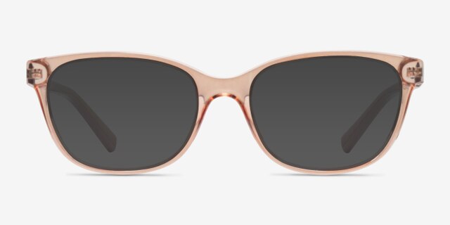Armani Exchange AX3037 Transparent Champagne PlasticEyeglass Frames from EyeBuyDirect, with Tinted Lenses