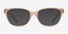 Armani Exchange AX3037 Transparent Champagne PlasticEyeglass Frames from EyeBuyDirect, with Tinted Lenses