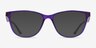 Armani Exchange AX3047 Shiny Purple PlasticEyeglass Frames from EyeBuyDirect, with Tinted Lenses