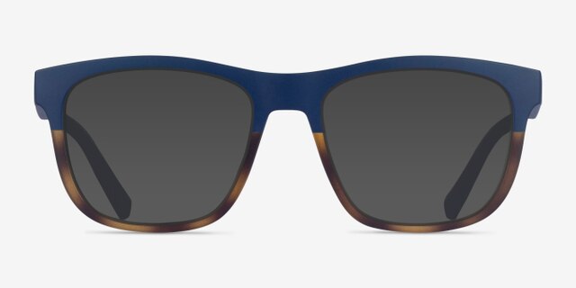 Armani Exchange AX3050 Matte Blue Tortoise PlasticEyeglass Frames from EyeBuyDirect, with Tinted Lenses