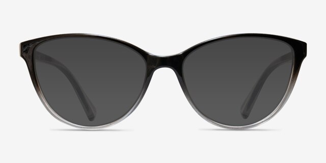 Armani Exchange AX3053 Shiny Black Gray PlasticEyeglass Frames from EyeBuyDirect, with Tinted Lenses