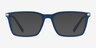 Armani Exchange AX3077 Matte Blue PlasticEyeglass Frames from EyeBuyDirect, with Tinted Lenses