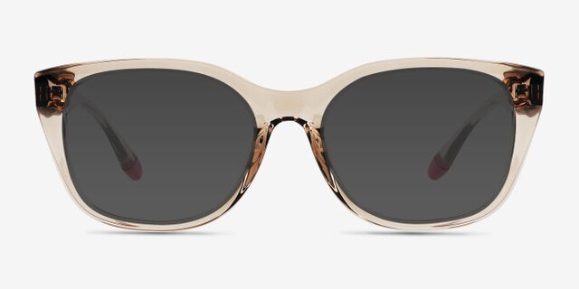 Armani Exchange AX3099U Transparent Champagne Eco-friendlyEyeglass Frames from EyeBuyDirect, with Tinted Lenses