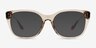 Armani Exchange AX3099U Transparent Champagne Eco-friendlyEyeglass Frames from EyeBuyDirect, with Tinted Lenses