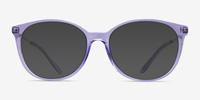 Armani Exchange AX3109 Shiny Transparent Purple Eco-friendlyEyeglass Frames from EyeBuyDirect, with Tinted Lenses
