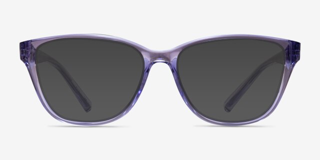 Armani Exchange AX3111U Shiny Transparent Purple Eco-friendlyEyeglass Frames from EyeBuyDirect, with Tinted Lenses