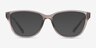 Armani Exchange AX3111U Shiny Transparent Brown Eco-friendlyEyeglass Frames from EyeBuyDirect, with Tinted Lenses