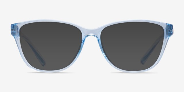 Armani Exchange AX3111U Shiny Transparent Blue Eco-friendlyEyeglass Frames from EyeBuyDirect, with Tinted Lenses
