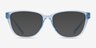 Armani Exchange AX3111U Shiny Transparent Blue Eco-friendlyEyeglass Frames from EyeBuyDirect, with Tinted Lenses