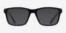 Armani Exchange AX3114 Shiny Black Eco-friendlyEyeglass Frames from EyeBuyDirect, with Tinted Lenses