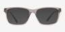 Armani Exchange AX3114 Shiny Transparent Brown Eco-friendlyEyeglass Frames from EyeBuyDirect, with Tinted Lenses