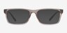 Armani Exchange AX3115 Shiny Transparent Brown Eco-friendlyEyeglass Frames from EyeBuyDirect, with Tinted Lenses