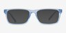 Armani Exchange AX3115 Shiny Transparent Blue Eco-friendlyEyeglass Frames from EyeBuyDirect, with Tinted Lenses