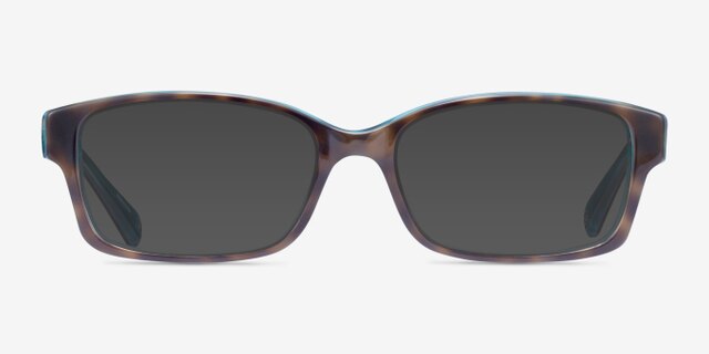 Coach HC6040 Brooklyn Tortoise Green AcetateEyeglass Frames from EyeBuyDirect, with Tinted Lenses