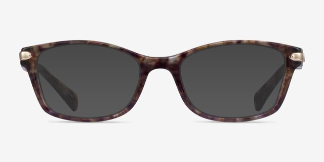 Coach HC6065 Confetti Light Brown AcetateEyeglass Frames from EyeBuyDirect, with Tinted Lenses