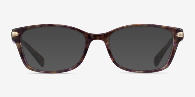 Coach HC6065 Confetti Brown AcetateEyeglass Frames from EyeBuyDirect, with Tinted Lenses