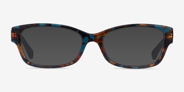 Coach HC6078 Green Tortoise AcetateEyeglass Frames from EyeBuyDirect, with Tinted Lenses