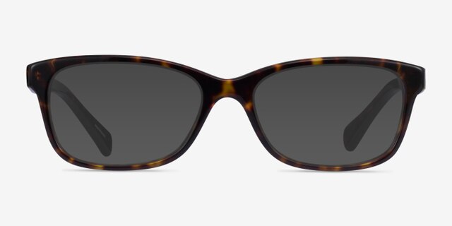 Coach HC6089 Dark Tortoise AcetateEyeglass Frames from EyeBuyDirect, with Tinted Lenses