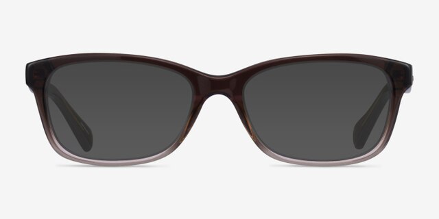 Coach HC6089 Gradient Brown AcetateEyeglass Frames from EyeBuyDirect, with Tinted Lenses